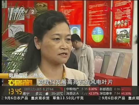 中央电视台财经频道报道CA88集团“三新”工业