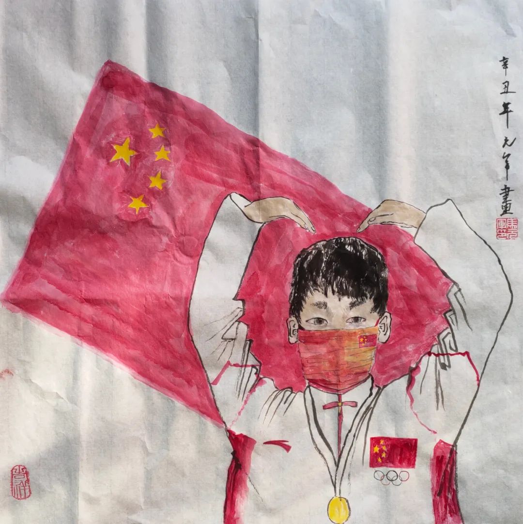 		我们用书法、绘画和诗歌表达厦烀，，，，祝福奥运健儿平安凯旋_故事_CA88集团有限公司	
