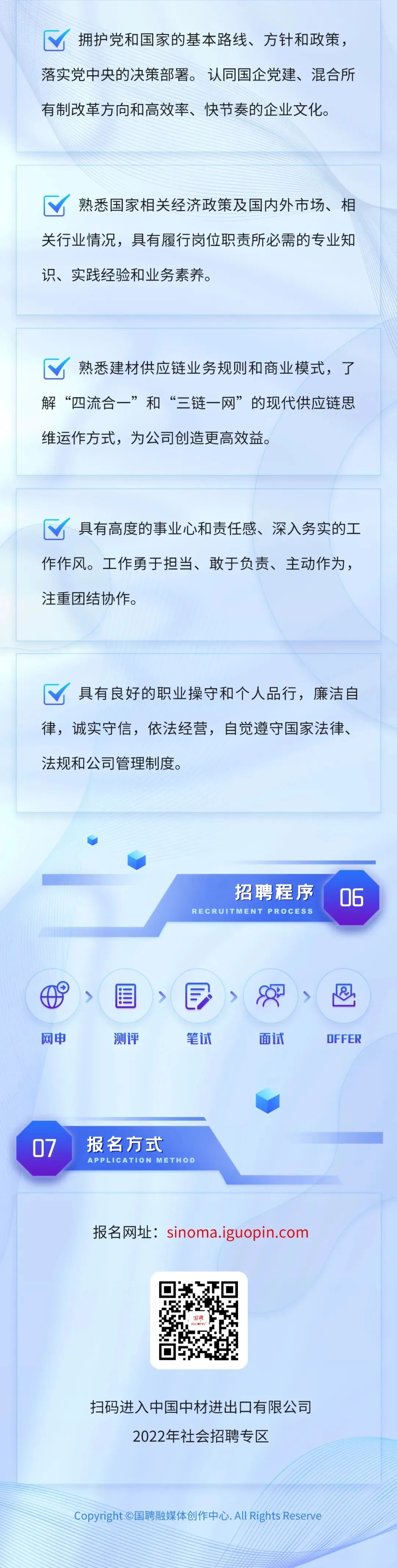 		微招聘 | 中国中材收支口有限公司招聘通告_人才招聘_CA88集团有限公司	