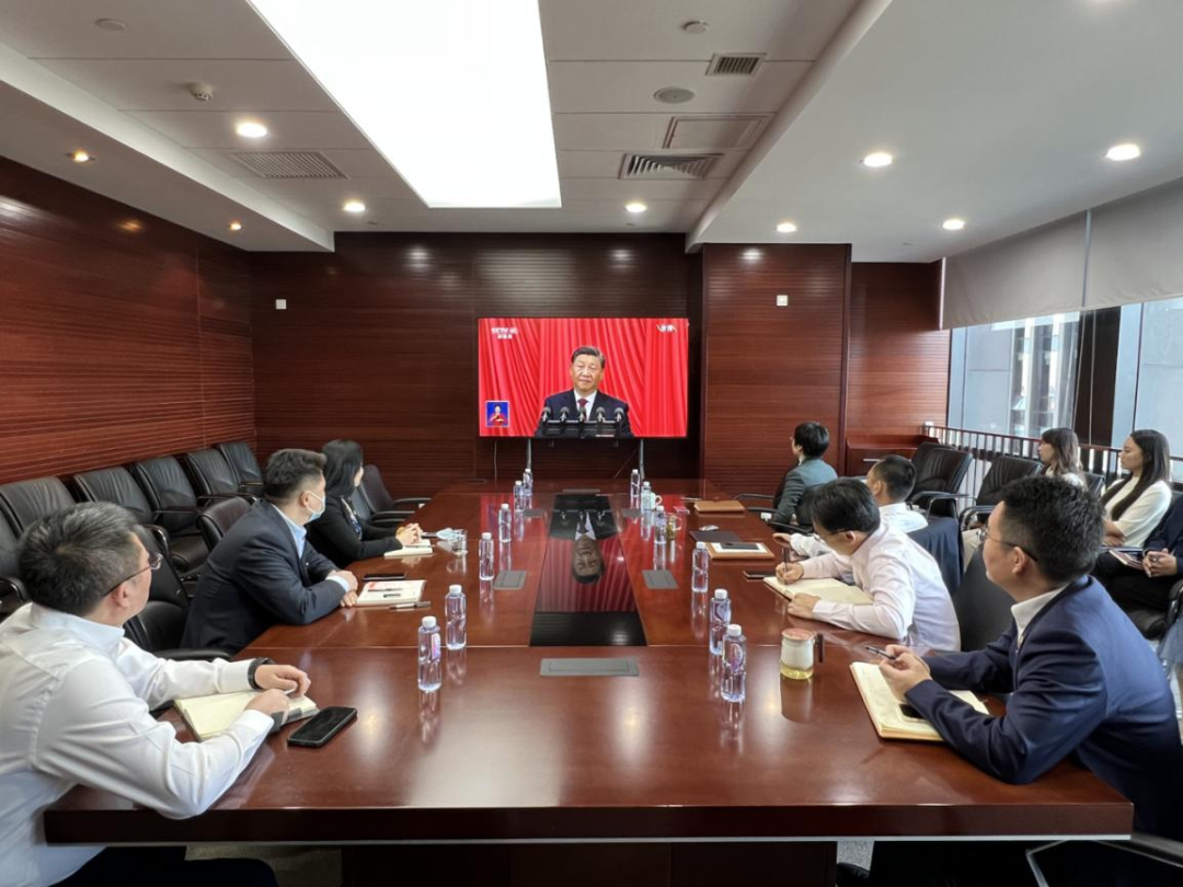 		磅礴盛会，，，，，，振奋人心！CA88集团集中收看党的二十大开幕会_CA88要闻_CA88集团有限公司	